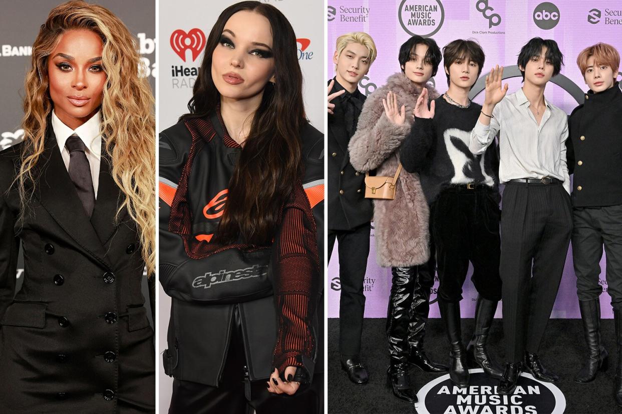 Ciara, Dove Cameron and TOMORROW X TOGETHER (aka TXT)