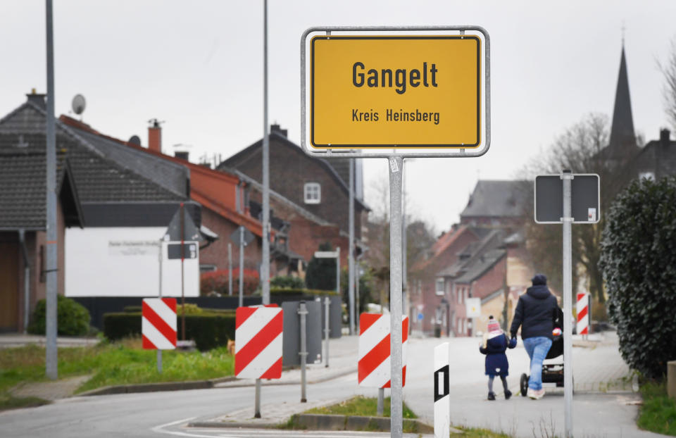 In der besonders vom Coronavirus betroffenen Gemeinde Gangelt in Nordrhein-Westfalen ist in einer Studie bei 15 Prozent der untersuchten Bürger eine Infektion nachgewiesen worden. (Bild: dpa)