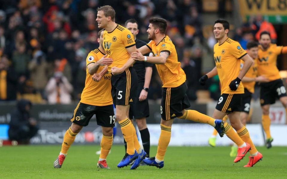 Wolverhampton Wanderers, playing in the premier league