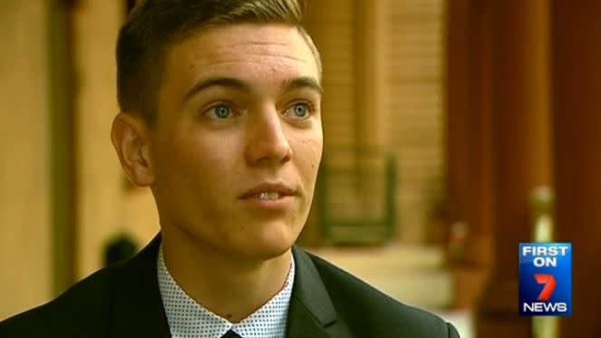 Ben Oakley is petitioning for cannabis oil to be made legal. Photo: 7News