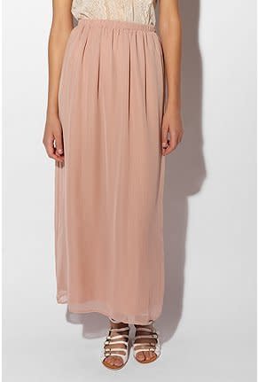 Pins and Needles Chiffon Maxi Skirt, $54, at Urban Outfitters