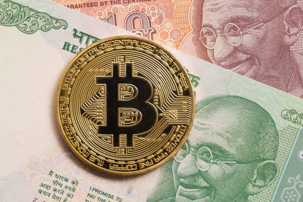 India's banking ban is chocking the life out of the country's cryptocurrency exchanges. | Source: Shutterstock