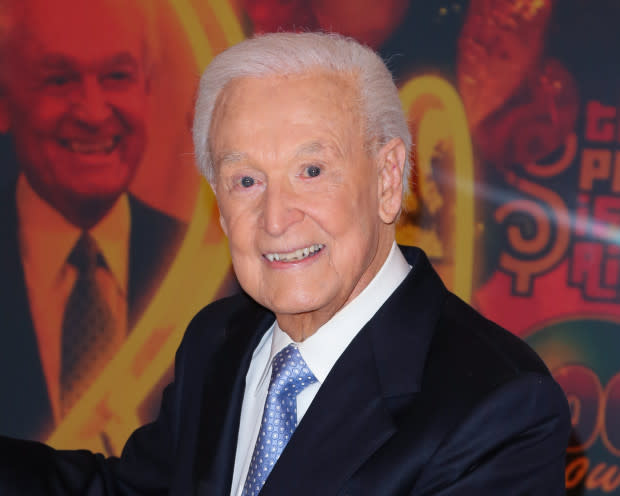 Bob Barker<p><a href="https://www.gettyimages.com/detail/187070401" rel="nofollow noopener" target="_blank" data-ylk="slk:Paul Archuleta/Getty Images;elm:context_link;itc:0;sec:content-canvas" class="link ">Paul Archuleta/Getty Images</a></p>