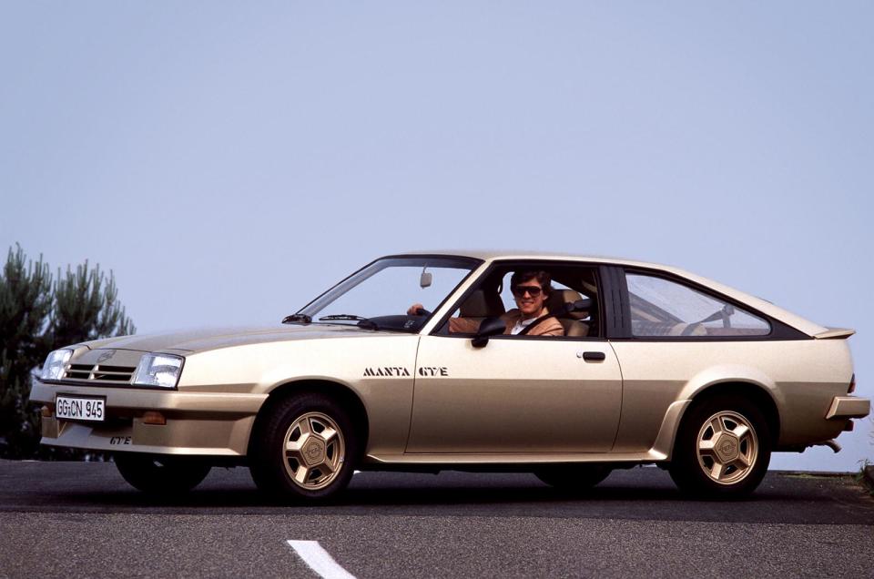 <p>The rear-wheel-drive Manta was Opel’s answer to the Ford Capri. Both the Manta A and B <strong>used a humble platform</strong>, in this case the Opel Ascona, and treated it to a svelte two-door coupé body. The B evolved into the Manta GT/E, which remained on sale until 1988. It was succeeded by the front- and four-wheel-drive Calibra.</p>