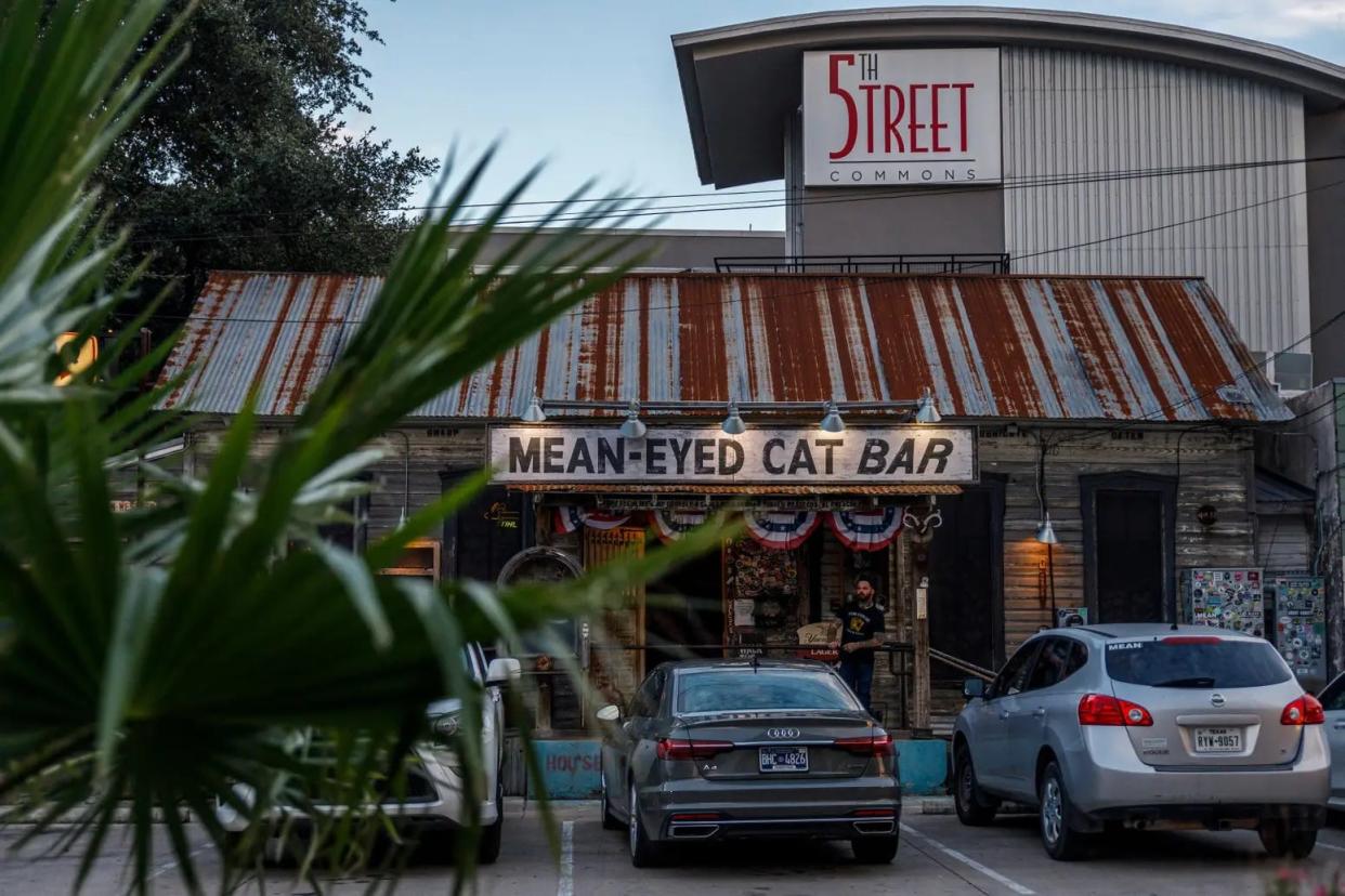 The Austin bar Mean-Eyed Cat, once a chainsaw repair shop, was featured in the 1986 horror film "Texas Chainsaw Massacre 2."