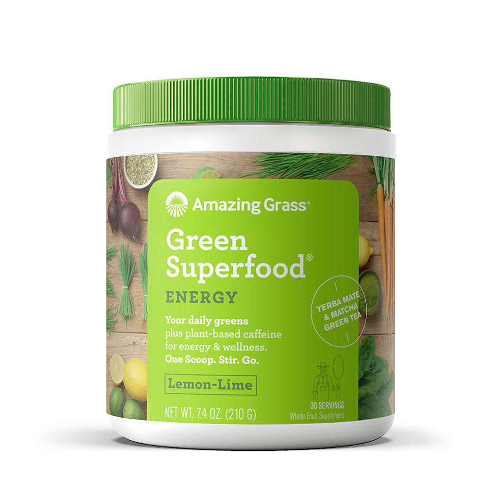 Amazing Grass Energy Green Superfood Powder, Lemon Lime