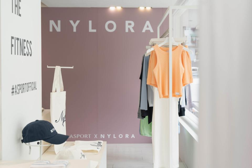 來自韓國的運動品牌NYLORA是不少韓星愛用圖片來源：NYLORA