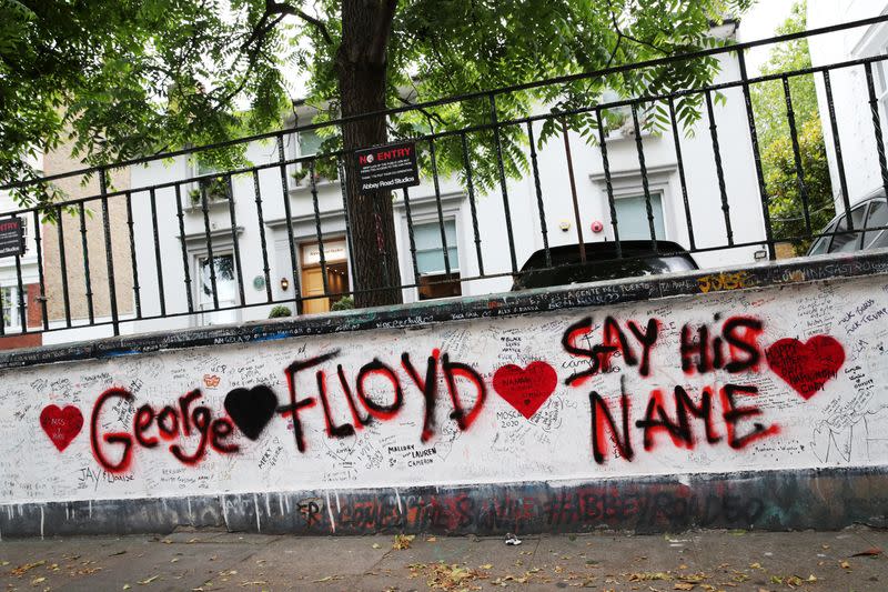 Protest against the death of George Floyd, in London