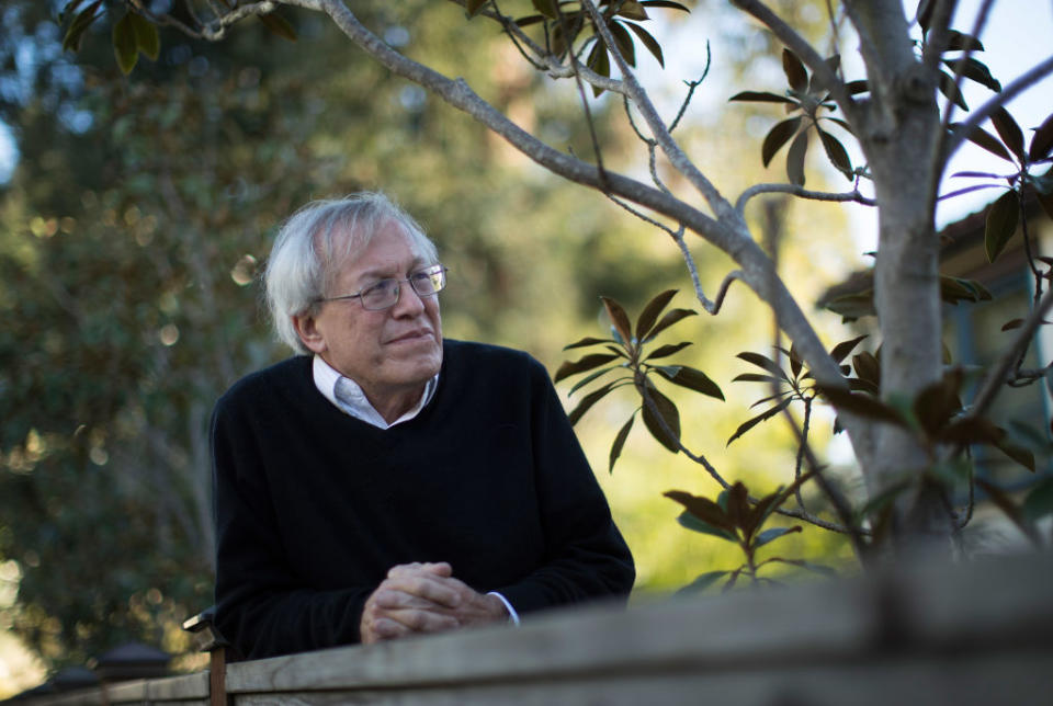 Chemerinsky at his home in Oakland in 2021.<span class="copyright">Carlos Avila Gonzalez—The San Francisco Chronicle/Getty Images</span>