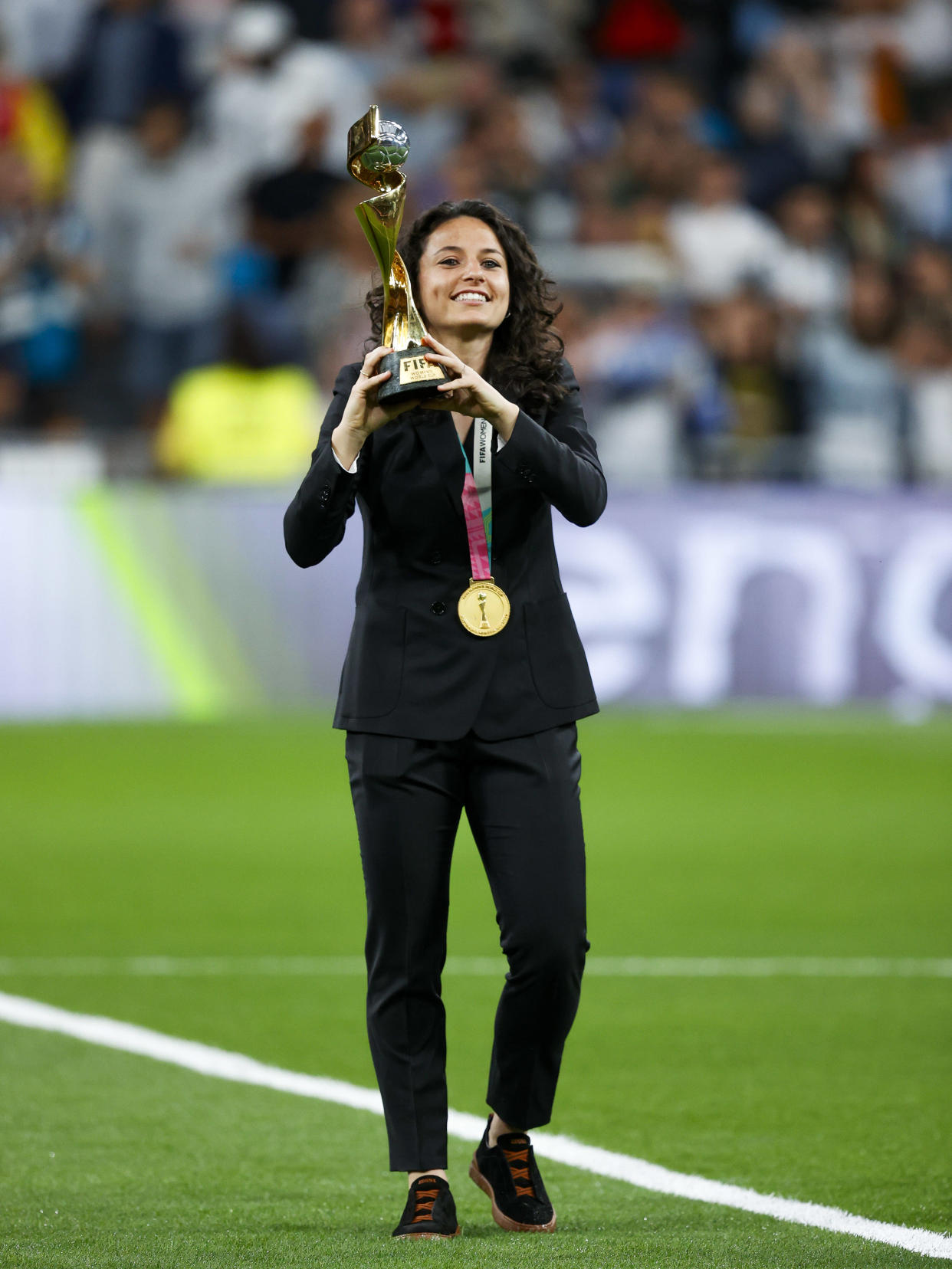 Le gouvernement espagnol a décerné par erreur l’Ordre royal du mérite sportif à Ivana Icardi à la place de la capitaine de l’équipe féminine championne du monde Ivana Andres (sur la photo).