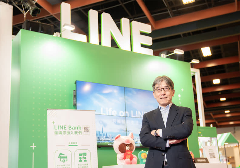 LINE Bank總經理黃以孟。LINE Bank提供