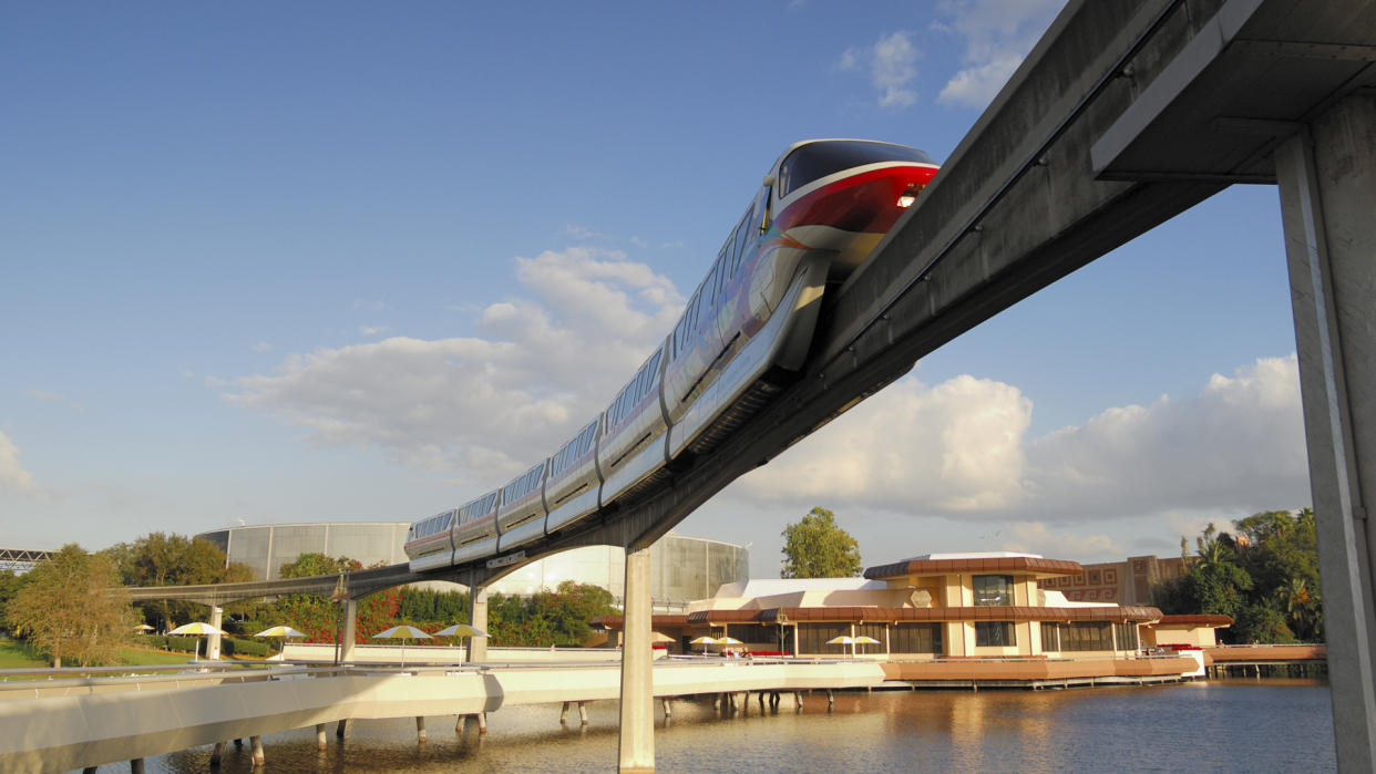 Disney World monorail