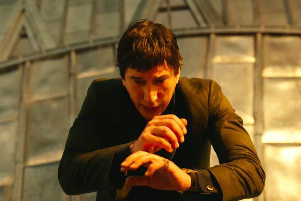 Cerebral Bruce Wayne: Adam Driver in ‘Megalopolis’ (Entertainment Film Distributors)