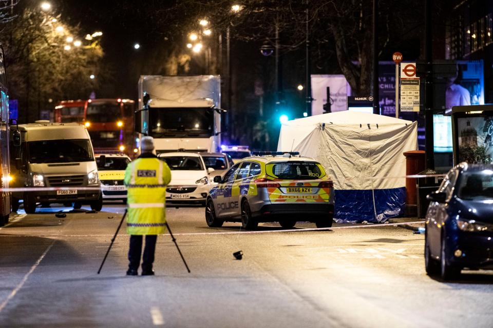 Debris from the crash could be seen on the road (Lucy Young)