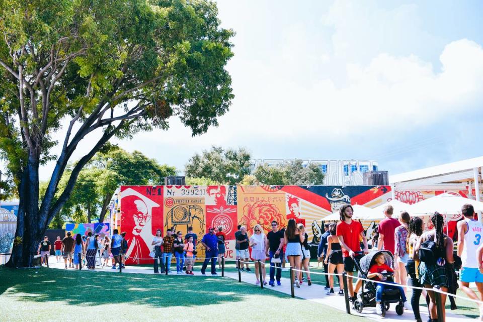 The Wynwood Walls before its closure because of the coronavirus pandemic.