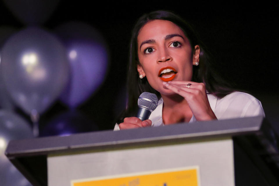 Rep. Alexandria Ocasio-Cortez (D-N.Y.), whose surprise victory over long-time Rep. Joe Crowley (D-N.Y.) last year made Queens a hotbed of national political issues, backed the plan to build clean utility facilities on Rikers Island.&nbsp; (Photo: ASSOCIATED PRESS)