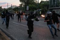 Protest following the death of George Floyd in Athens