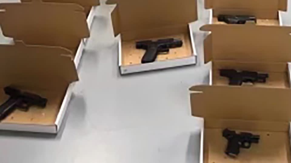 Police in Pennsylvania seized 65 illegal guns destined for the streets of Canada. - Peel Regional Police