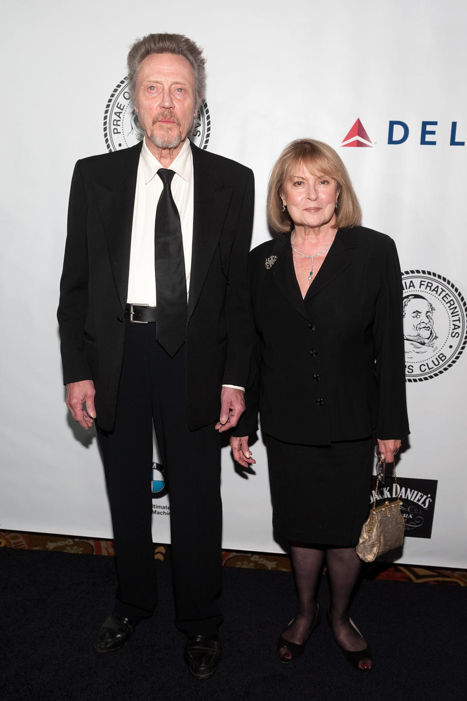 Christopher Walken (L) and Georgianne Walken attend the Friars Foundation Gala honoring Robert De Niro and Carlos Slim at The Waldorf=Astoria on October 7, 2014 in New York City.&nbsp;