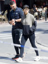 <p>Eva Longoria and José Baston are spotted outside the Hôtel Martinez in Cannes, France, on May 16, one day before the start of the Cannes Film Festival. </p>