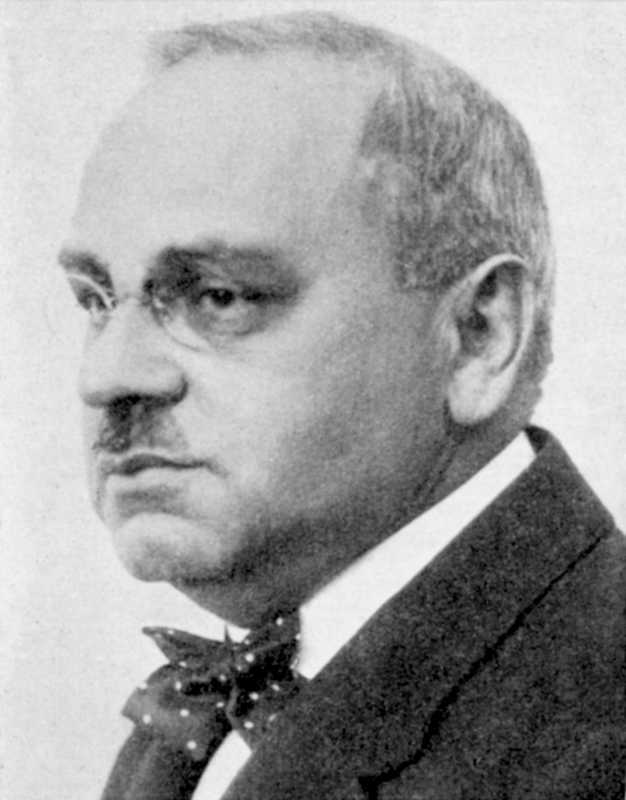 Alfred Adler  (1870-1937) Austrian psychiatrist
Member of group around Freud until he broke away in 1911 and developed theory of Individual Psychology. (Photo by: Photo12/Universal Images Group via Getty Images)