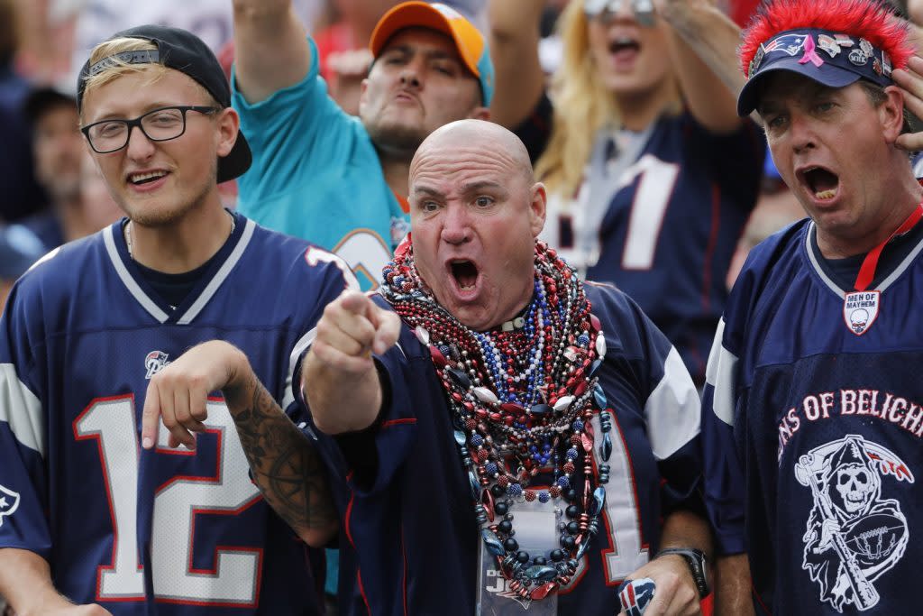 New England Patriots' fans