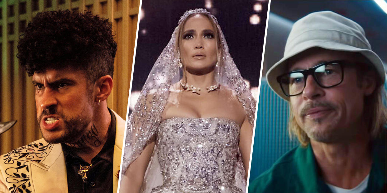 Bad Bunny, Jennifer Lopez and Brad Pitt are all nominated this year! (Alamy)