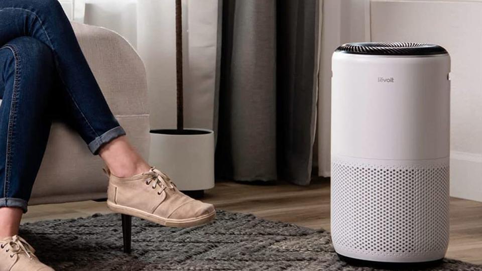 Filter out the more foul smells in your larger home spaces with this Levoit air purifier.