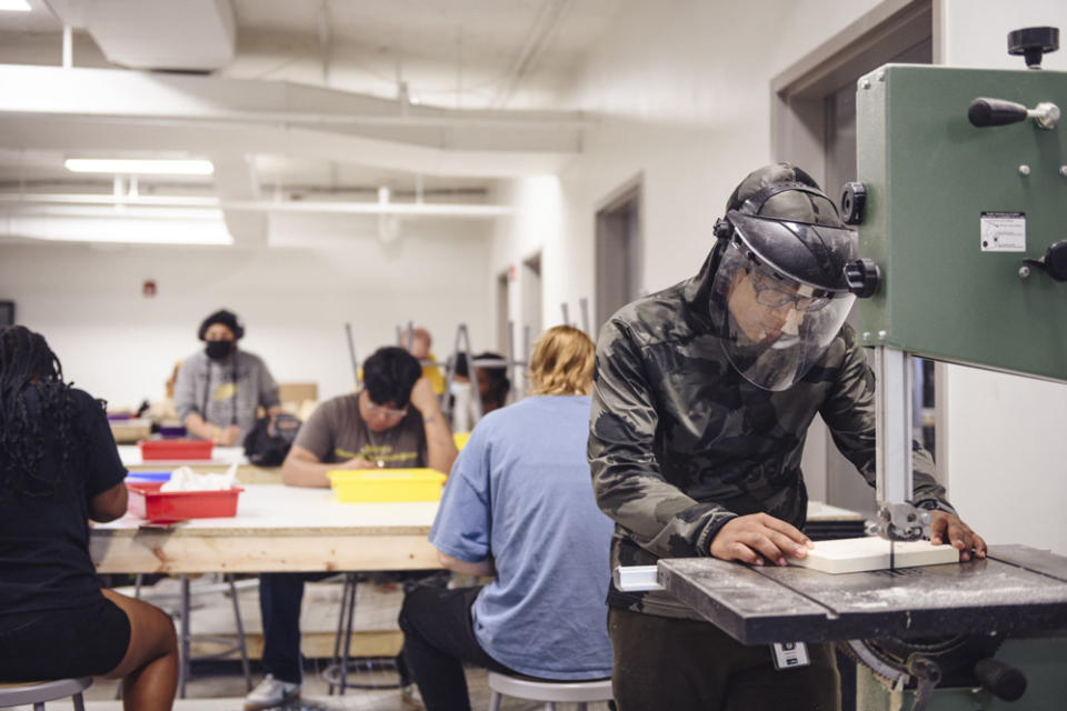 The Purdue Polytechnic High Schools in Indiana were created to raise the number of students from underrepresented backgrounds pursuing STEM careers and attending Purdue University. (Photo courtesy of PPHS and XQ)