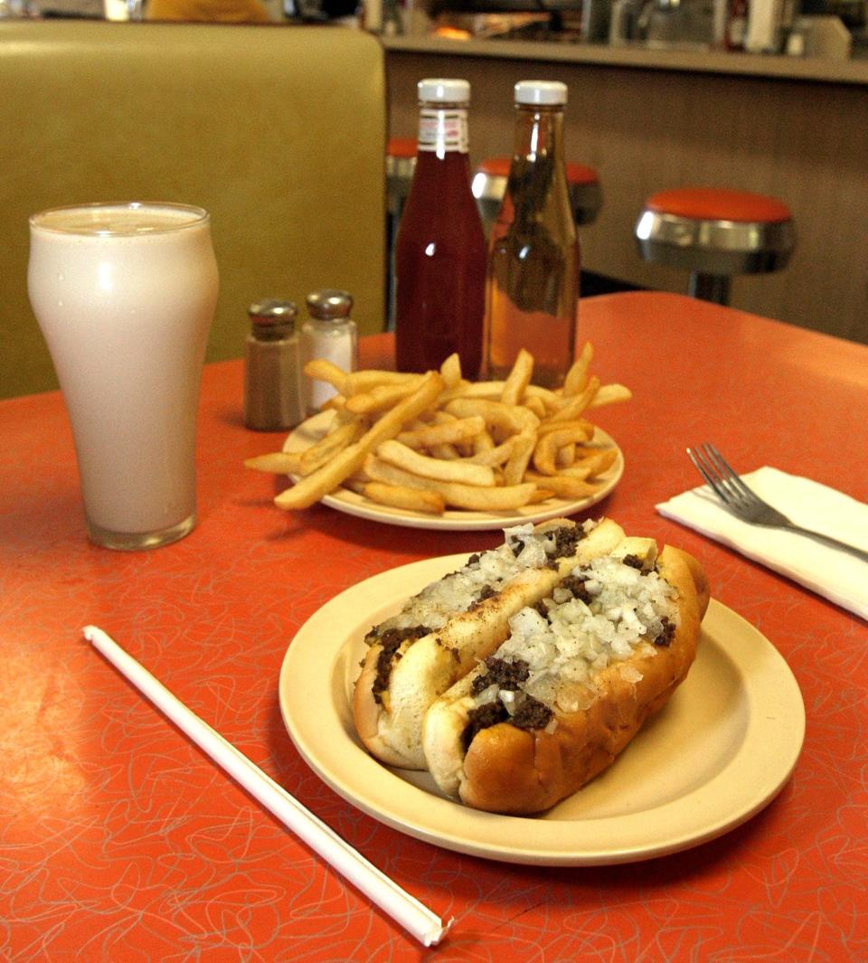 Olneyville New York System has a $9.99 special for two hot wieners, French fries and coffee milk.