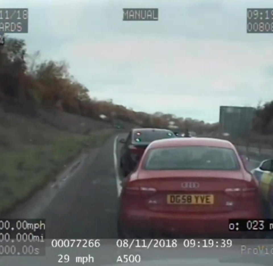 Burglar jailed after leading police on car chase at ‘colossal speed’