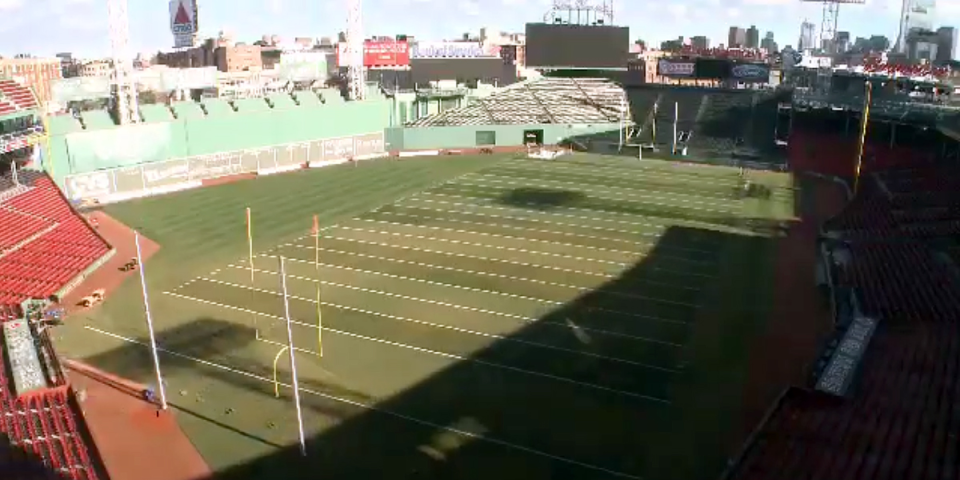 fenway park football field