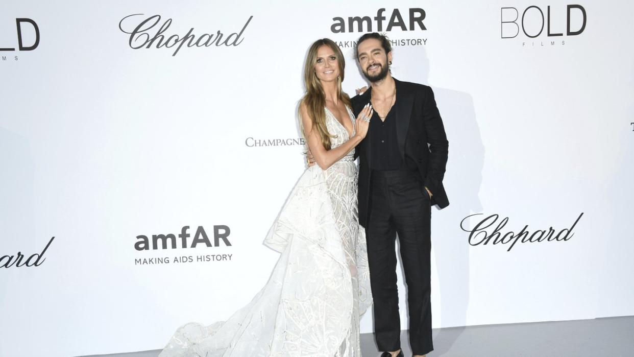 Heidi Klum und Tom Kaulitz sind glücklich. Foto: Arthur Mola/Invision/AP