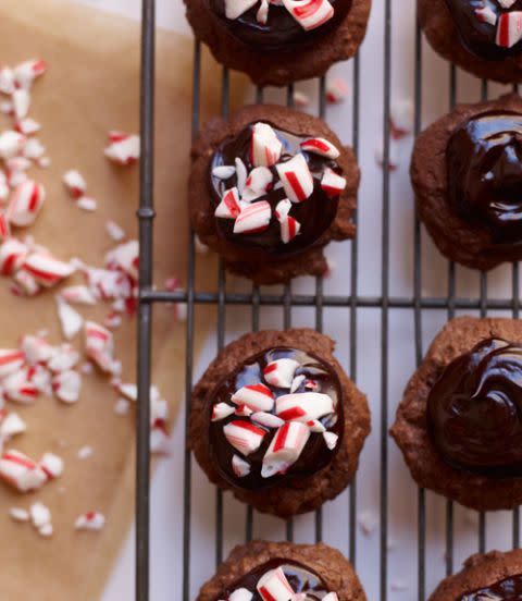 <p>Chocolate and peppermint go hand in hand like peanut butter and jelly, and these babies feature not one but <em>two</em> types of chocolates. Talk about a match made in heaven.</p><p><em><a href="https://www.womansday.com/food-recipes/food-drinks/recipes/a11825/double-chocolate-peppermint-cookies-recipe-125167/" rel="nofollow noopener" target="_blank" data-ylk="slk:Get the recipe.;elm:context_link;itc:0;sec:content-canvas" class="link ">Get the recipe.</a></em></p>