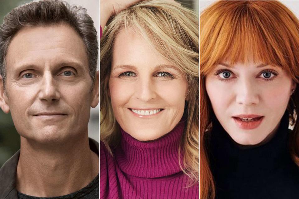 <p>Victoria Will, John Russo, Peter Yang</p> Tony Goldwyn, Helen Hunt, Christina Hendricks