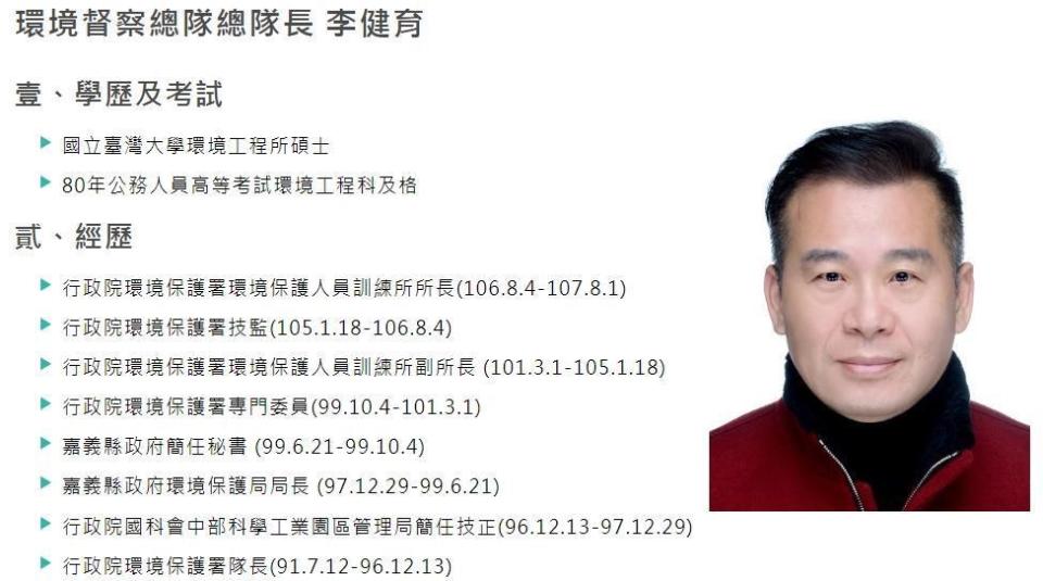 李健育遭爆是「環保署之狼」，是個性騷慣犯。（翻攝自環保署網站）