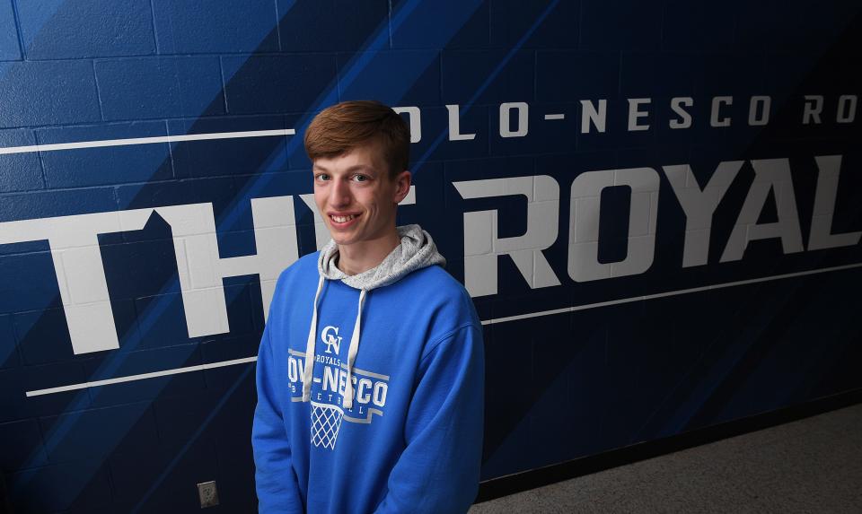 Colo-NESCO's Kenny Cutler has come a long way as a 400-meter hurdle runner since his freshman season. The Royal senior has a shot at placing in the event at state for the second year in a row and could also qualify for the Drake Relays.