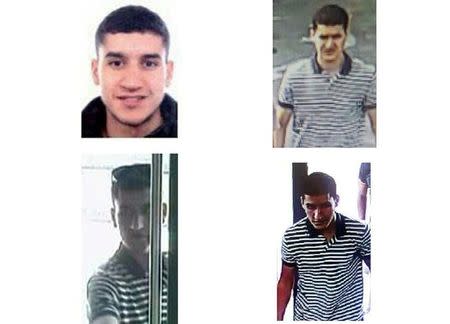 This combination photo shows the suspected driver of the van that crashed into pedestrians in Las Ramblas in Barcelona, Spain, on August 17, in this handout released by Spanish Ministry of Interior August 21, 2017. Spanish Interior Ministry/Handout via REUTERS