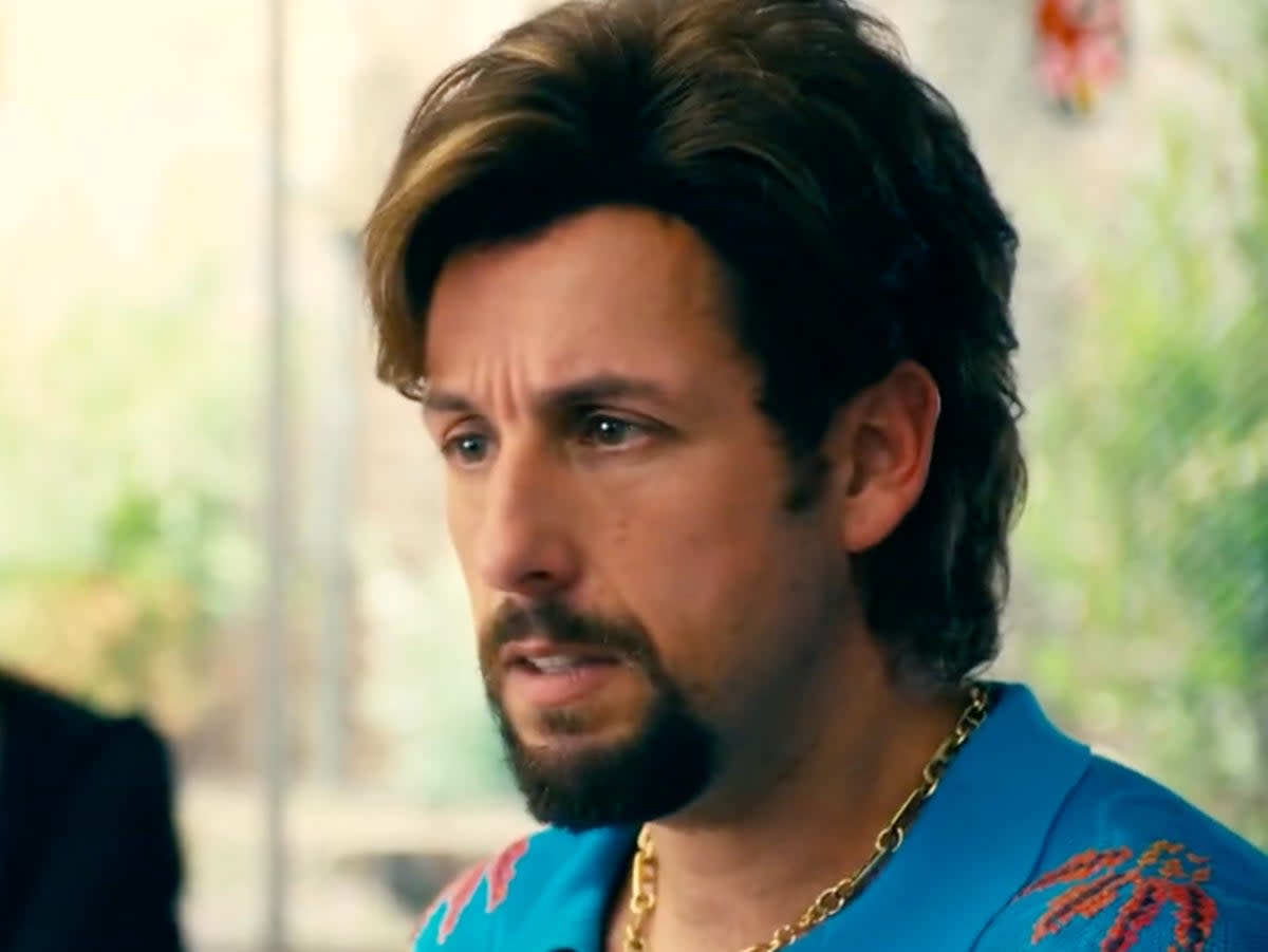 Adam Sandler in Jennifer Aniston’s favourite comedy, ‘You Don’t Mess with the Zohan’ (Sony Pictures Releasing)
