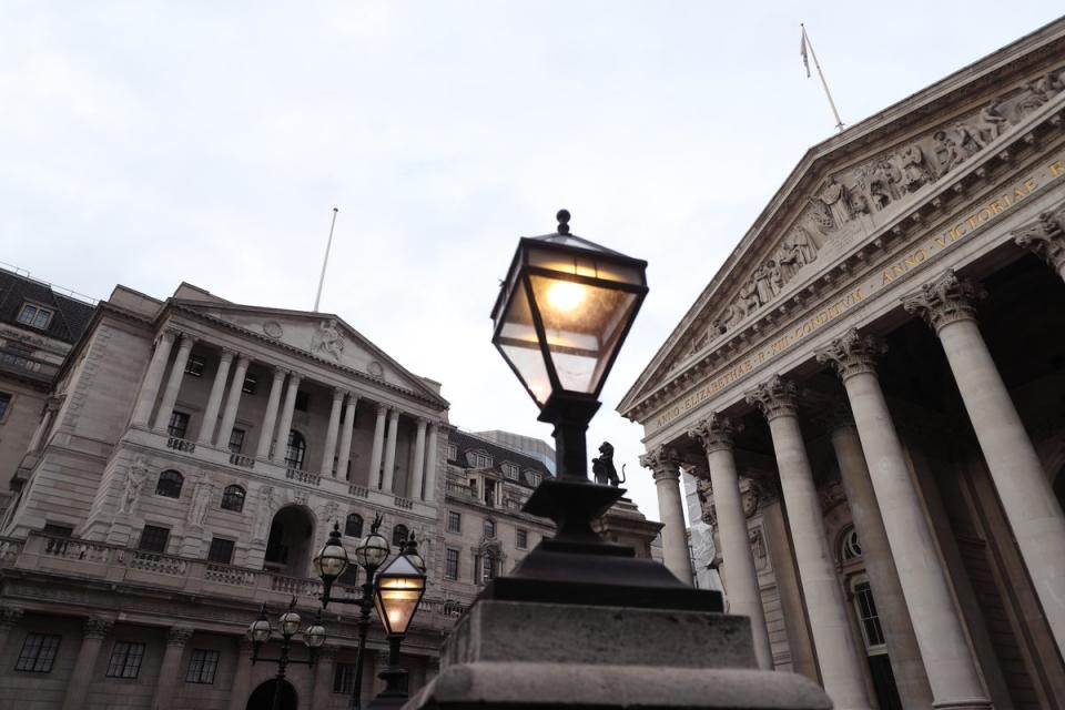 The Bank of England will put eight of the UK’s leading banks under a hypothetical scenario to determine how resilient the sector is (Yui Mok/PA) (PA Archive)