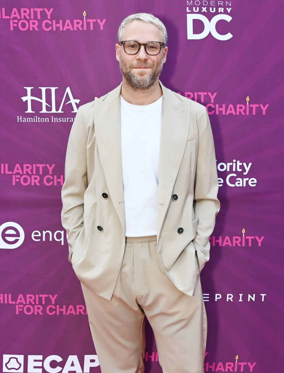Seth Rogen attends Hilarity for Charity DC Reception in Mclean, Virginia 2022