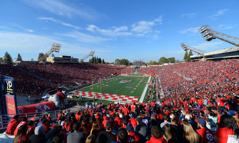 Fresno State's college football stadium.