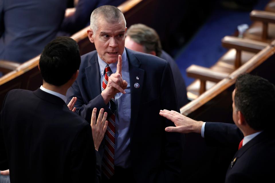 U.S. Rep. Matt Rosendale, R-Mont., in the House Chamber during the fourth day of elections for Speaker of the House at the U.S. Capitol Building on Jan. 6, 2023, in Washington, DC.