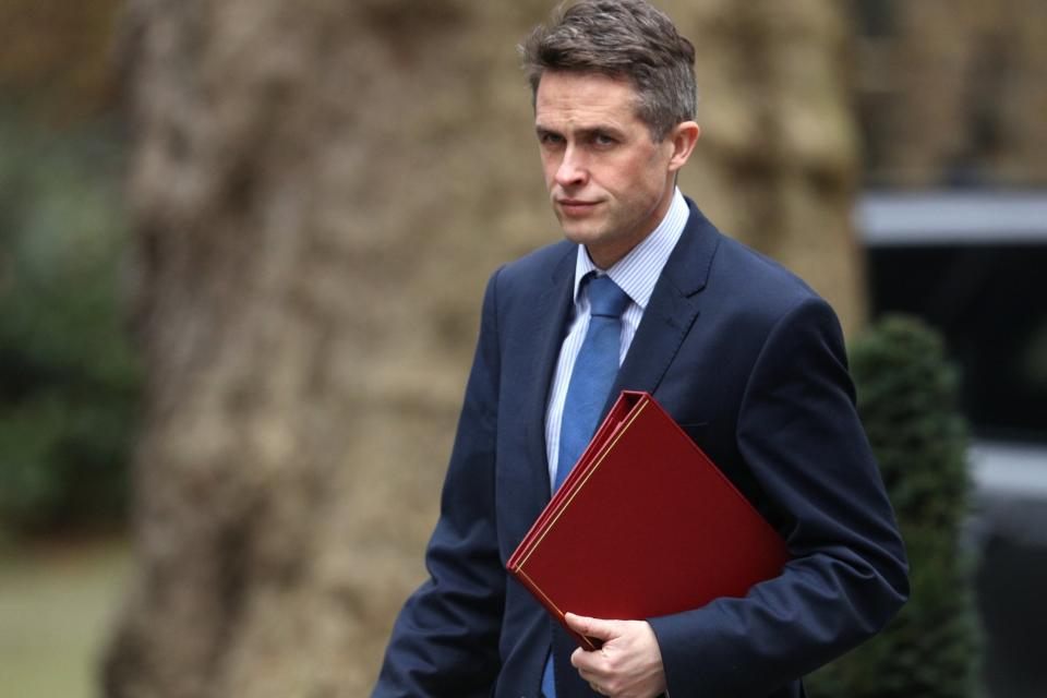 Gavin Williamson announced he would be sending HMS Queen Elizabeth to the Pacific region (Getty Images)