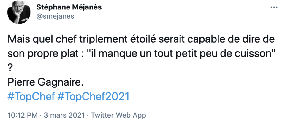 Pierre Gagnaire fait l'unanimité sur Twitter