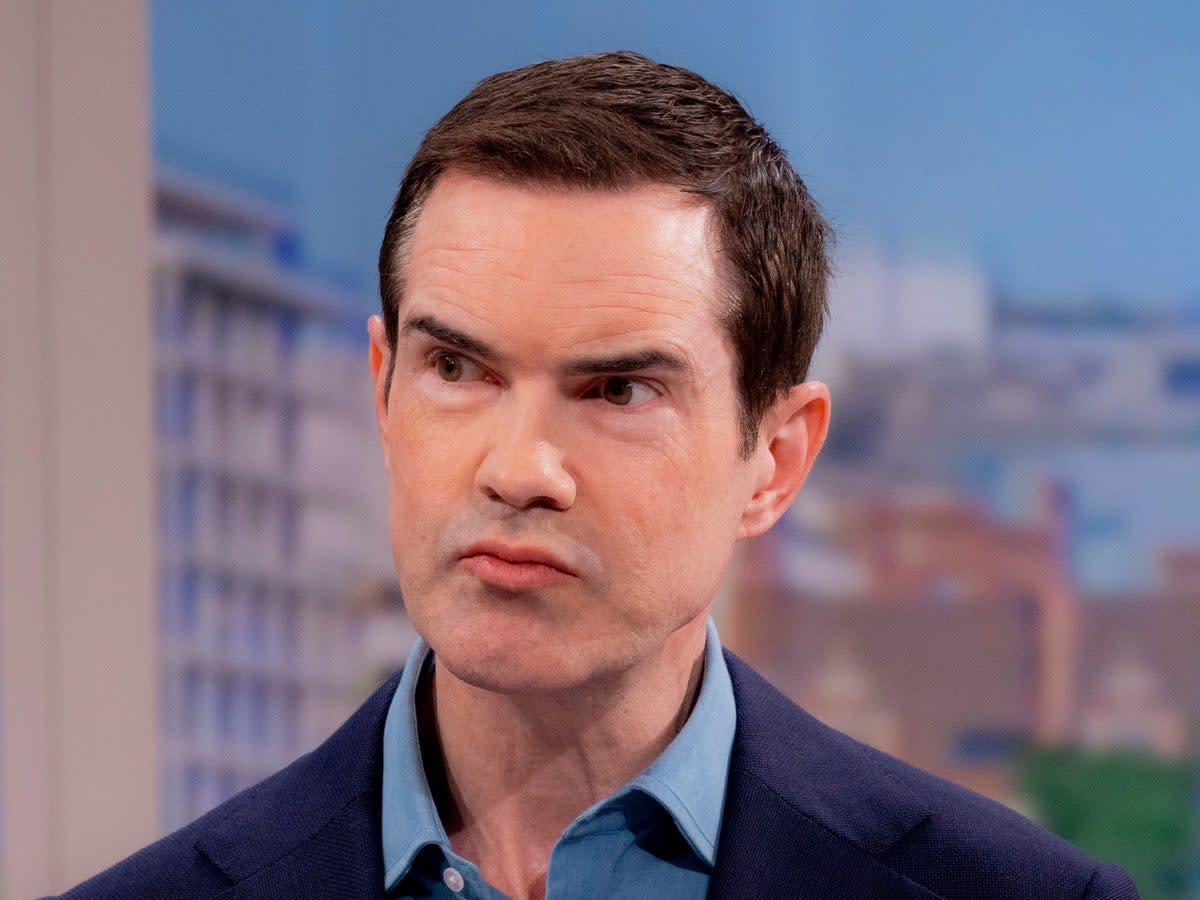 Jimmy Carr on ‘This Morning' (Ken McKay/ITV/Shutterstock)