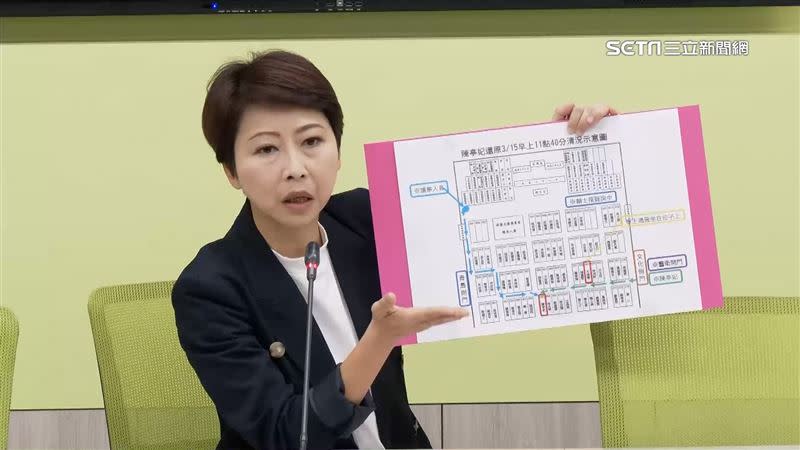 韓國瑜「沒收質詢權」事件持續延燒，陳亭妃遭國民黨反咬是造成質詢順序大亂的元兇。