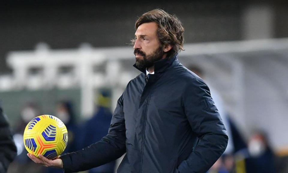 Andrea Pirlo lost his patience with a TV reporter after the draw on Saturday evening.