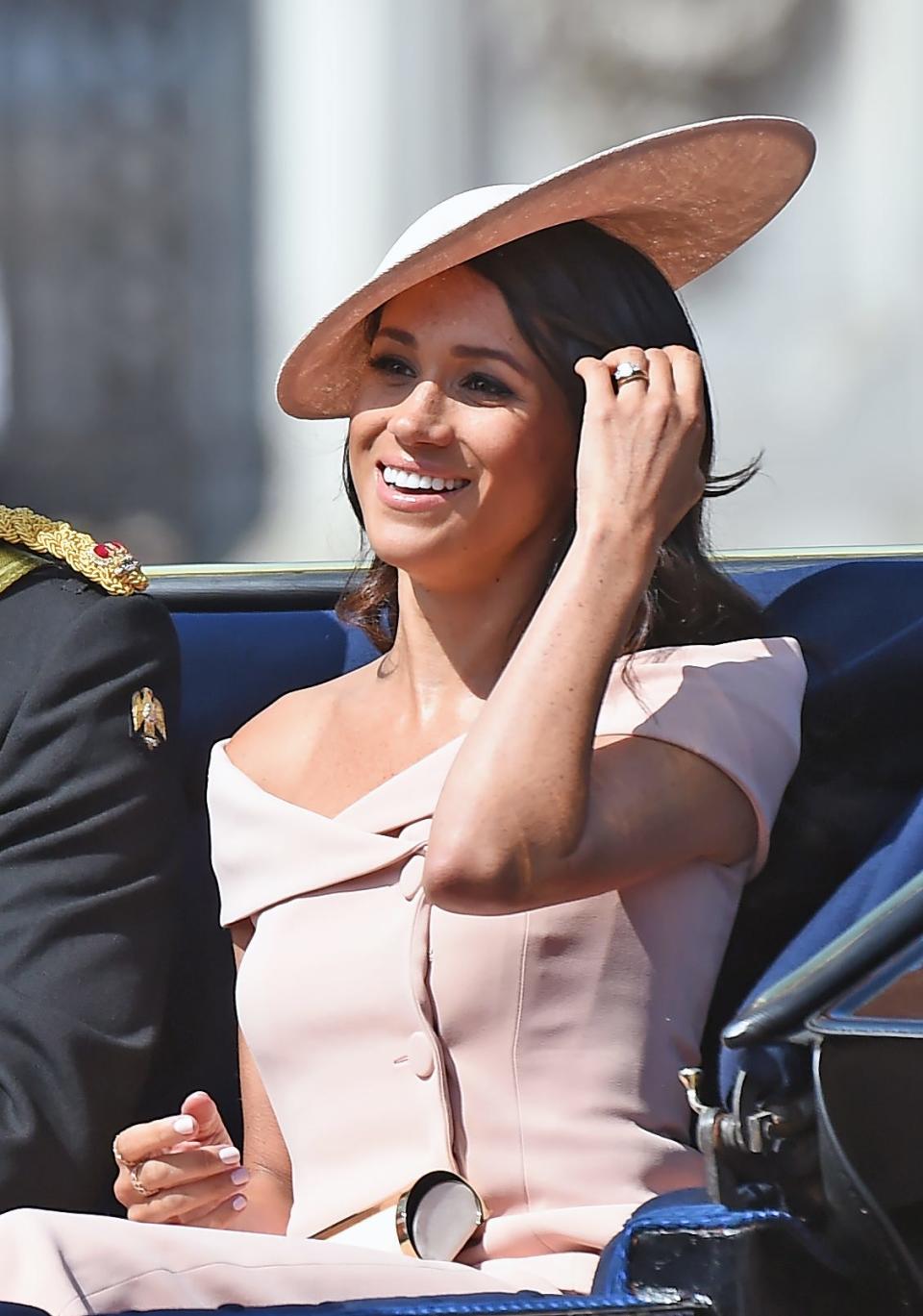 meghan markle trooping the colour 2018