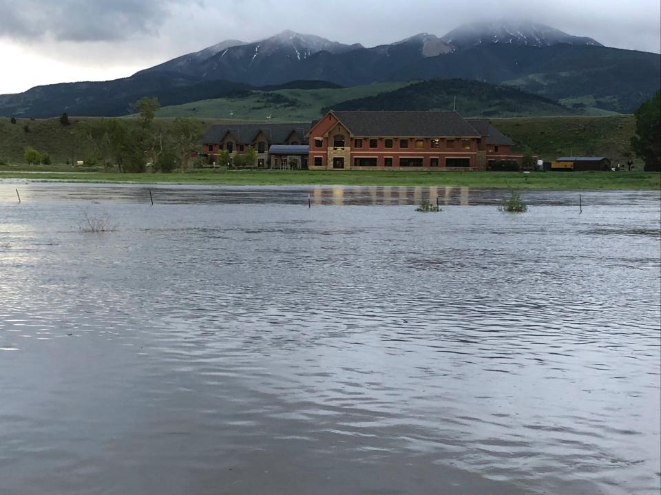 Flooding in the town of Livingston, Montana (AP)